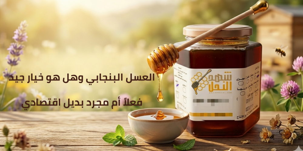 العسل البنجابي وهل هو خيار جيد فعلاً أم مجرد بديل اقتصادي