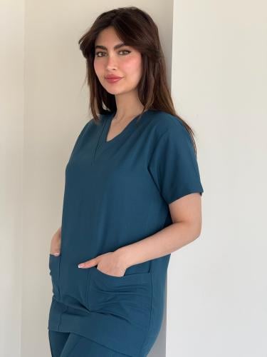 سكراب طبي #2 تركوازي مزرق