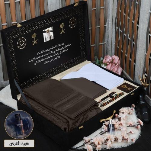 بوكس رجالي شتوي فخمة فروة مع شماغ