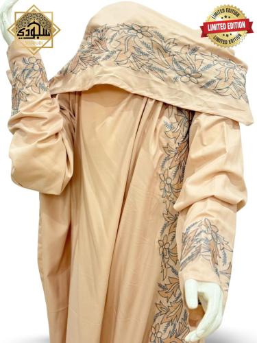 شرشف صلاة لف مطرز فاخر مع طرحة متصلة