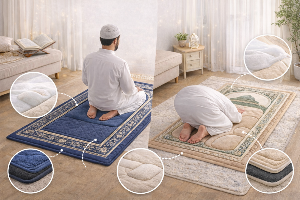 فوائد استخدام سجادة صلاة طبية للظهر والركبتين