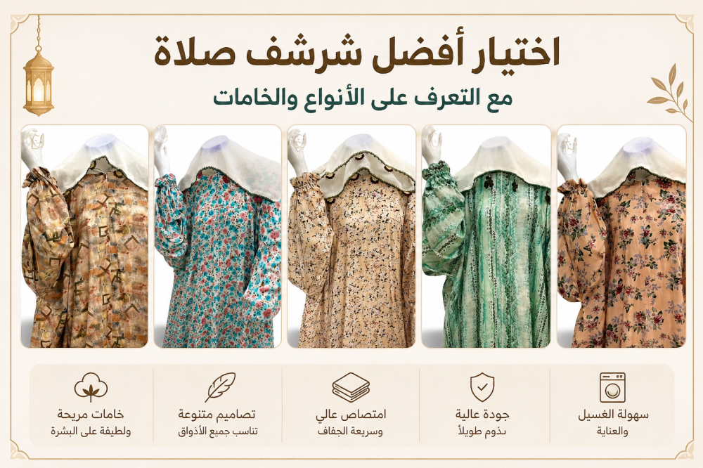 اختيار أفضل شرشف صلاة مع التعرف على الأنواع والخامات