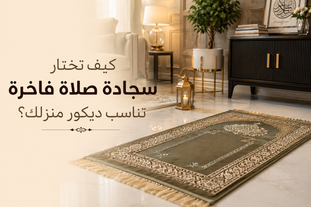 كيف تختار سجادة صلاة فاخرة تناسب ديكور منزلك؟