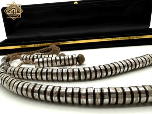 سبحة كوك بالفضة الخالصة عيار 925 طويله