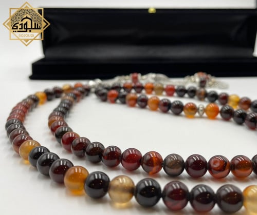 سبحة الألوان (99 أحجار العقيق الملونه)