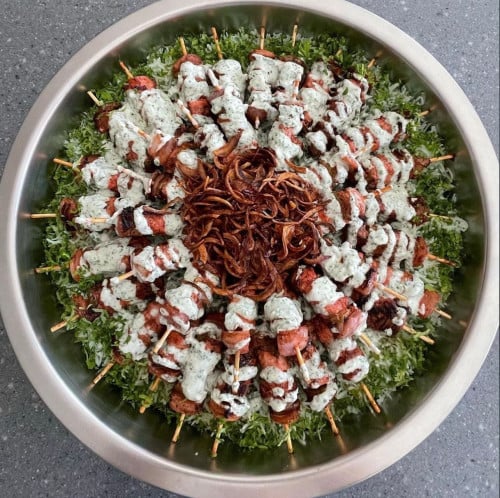 سخان شيش طاووق بنكهة التندوري Tandoori chicken