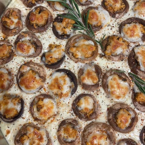 سخان فطر محشي Stuffed mushrooms