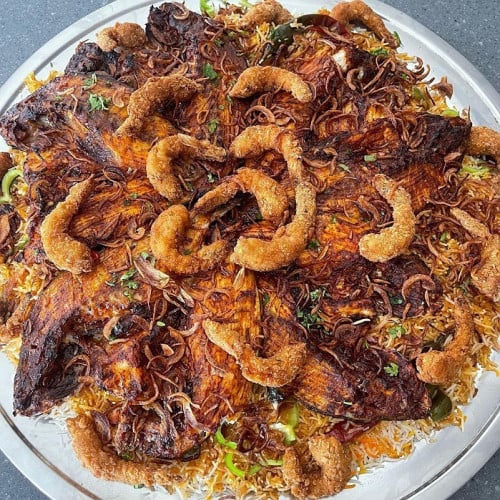 صحن بحري مشكل Mixed seafood dish
