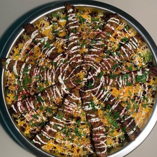 سخان  جوجه كباب لحم Joojeh meat kebab