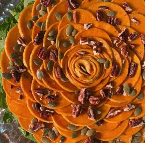 سلطة القرع المشوي Grilled pumpkin salad