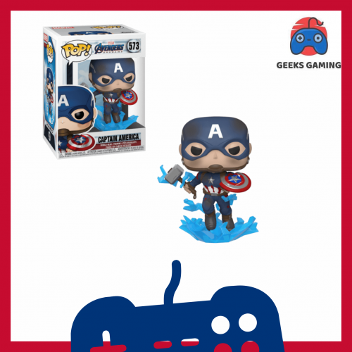 Funko Pop! Marvel: Avengers Endgame Captain America with Broken