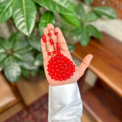 مسباح زعفراني أحمر تمليكة