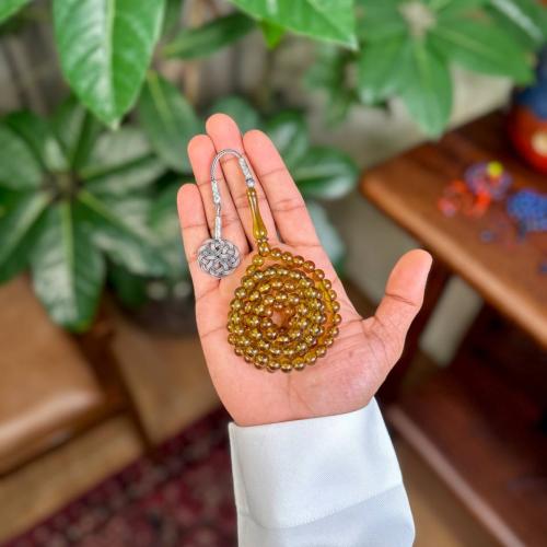مسباح زعفراني زيتي شفاف 99