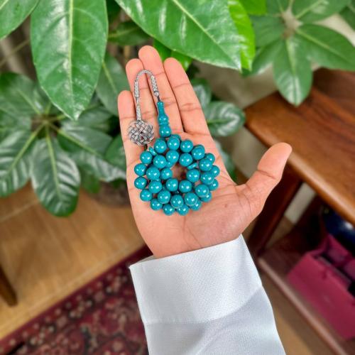 مسباح فاتوران فيروزي غامق