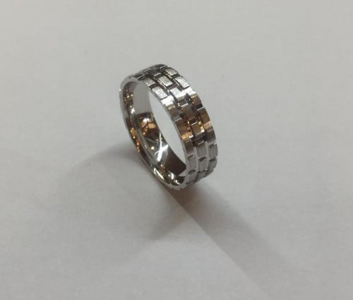 دبلة فضة رجالي عيار 925
