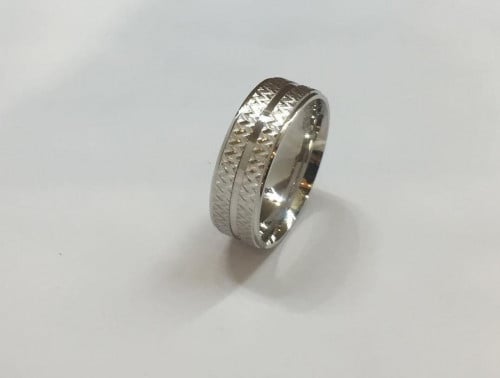 دبلة فضة رجالي عيار 925
