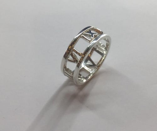 دبلة فضة رجالي عيار 925