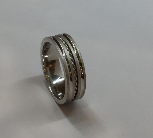 دبلة فضة رجالي عيار 925