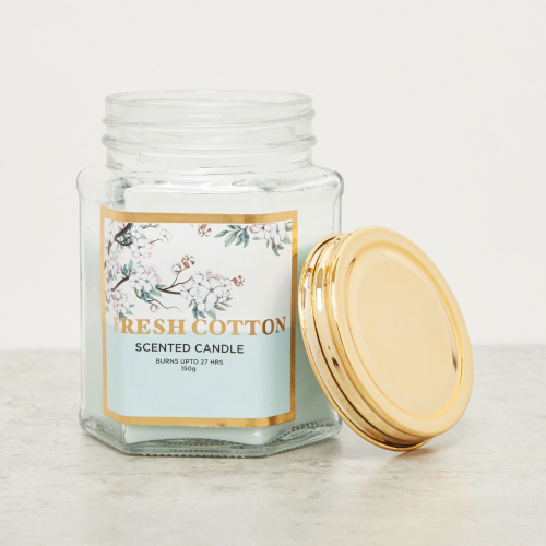 شمعة معطرة - زرقاء