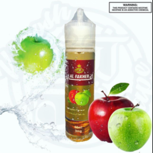 نكهة معسل الفاخر تفاحتين ايس ALFAKHER DOUBLE APPLE ICE