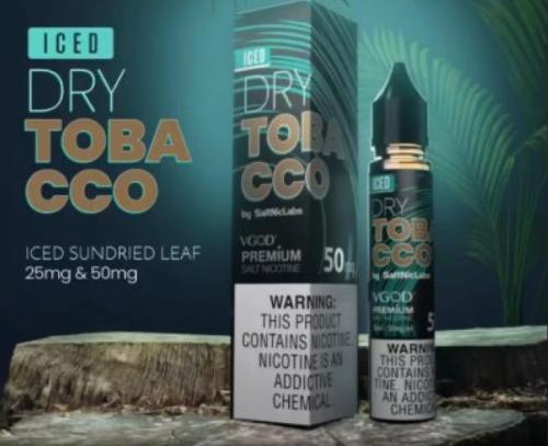 نكهة دراي توباكو ايس سولت نيكوتين من فيقود VGOD DRY TOBACCO ICED