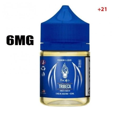 نكهة هالو تروبيكال فيب سموث توباكو 6 نيكوتين HALO TRIBECA SMOOTHE TOBACCO