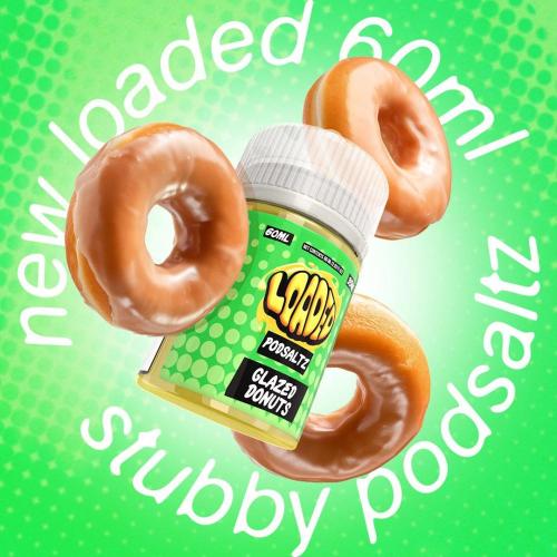 نكهة لوديد دونات سولت 60ML اصلي امريكي  LOADED Glazed Donuts