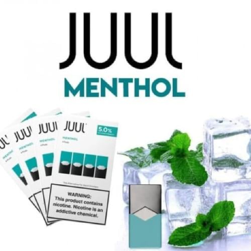بودات جول منثول المعبأة  JUUL Menthol 50MG