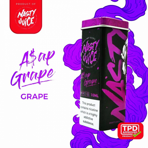 نكهة ناستي عنب فيب اساب قريب Nasty Asap Grape E Juice