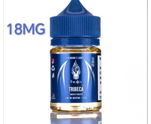 نكهة هالو تروبيكال فيب سموث توباكو 18 نيكوتين HALO TRIBECA SMOOTHE TOBACCO