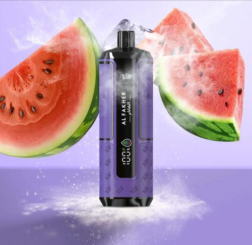 شيشة تاج الفاخر كراون بار 15000 هايبر ماكس بطيج منعش ALFAKHER CROWN BAR LUSH ICE