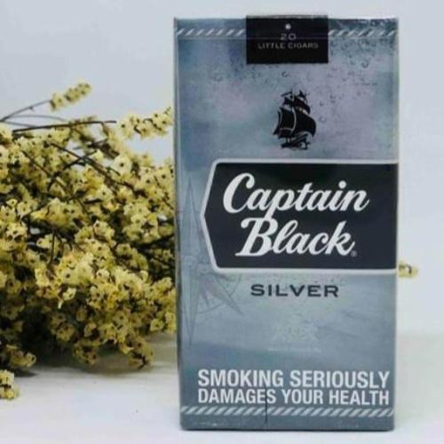 سيجار كابتن بلاك سلفر ميني سيقار فضي سجاريلو CAPTAIN BLACK SILVER