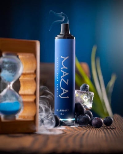 سحبة مزاج ديمون 5000 موشه توت ازرق ايس 20 نيكوتين - Mazaj Demon BLUEBERRY ICE
