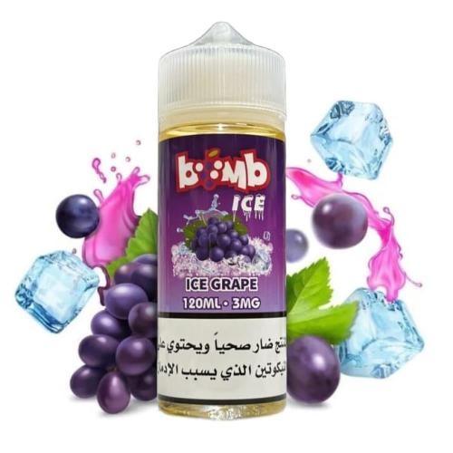 نكهة بومب عنب ايس 120ml فيب قريب ايس BOMB GRAPE ICE