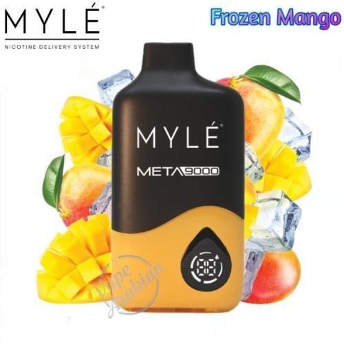 سحبة مايلي ميتا 9000 موشة نكهة مانجو فروزن MYLE META 9000