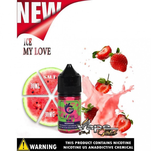 نكهة الحب مكس فراولة و بطيخ بارد من قود مود Good Mood My Love Ice