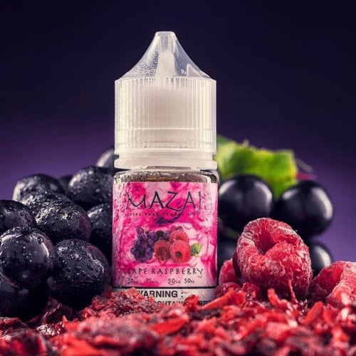 نكهة عنب توت معسل من مزاج سولت نيكوتين MAZAJ GRAPE RASPBERRY Salt
