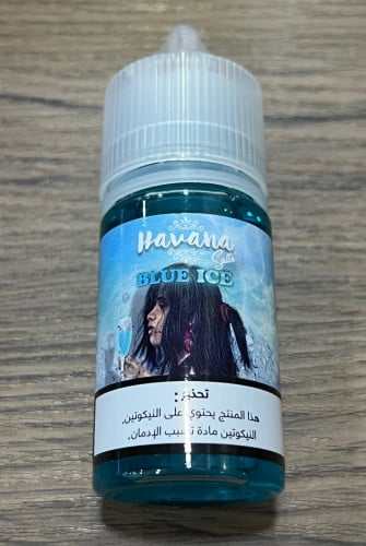 نكهة هافانا بلو ايس سولت من تراك توت ازرق بارد Havana Blue Ice Salt