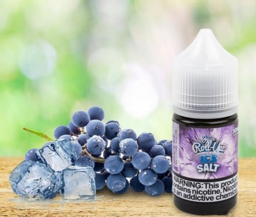 نكهة عنب بارد و لذيذ من رول ابز سولت نيكوتين Roll -upz Grape Ice