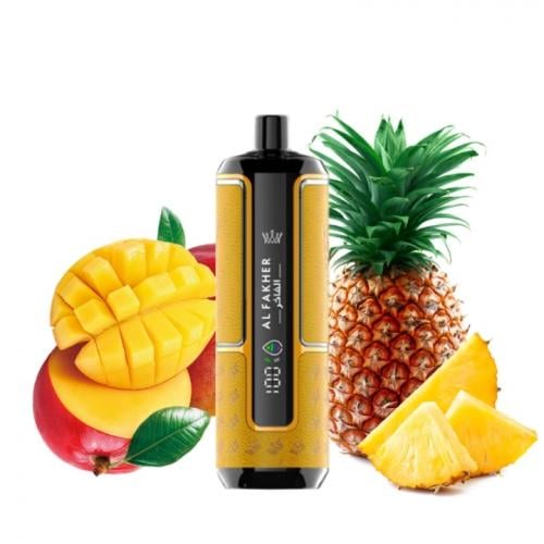 شيشة الفاخر كراون بار 15000 هايبر ماكس مانجو أناناس ALFAKHER CROWN BAR MANGO PINEAPPLE
