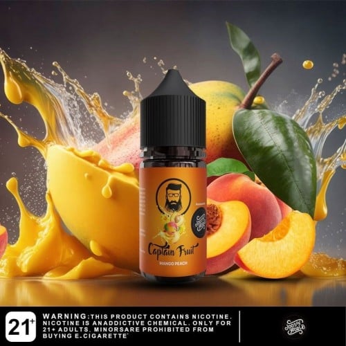 نكهة كابتن فروت مانجو خوخ ( MANGO PEACH ) سولت من JOOSY WORLD