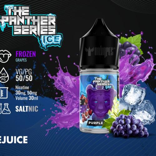 نكهه بنك بانثر بربل ايس سولت عنب مشكل بارد من دكتور فيب THE PANTHER Purple Ice