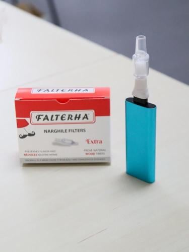 فلاتر فلترها مبسم للشيشة علبة تحتوي على 10 فلاتر FALTERHA