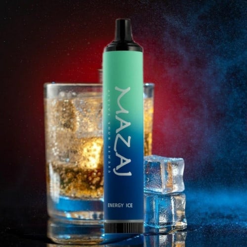 سحبة مزاج ديمون 5000 موشه انرجي مشروب الطاقة ايس 20 نيكوتين - Mazaj Demon Ice ENERGY