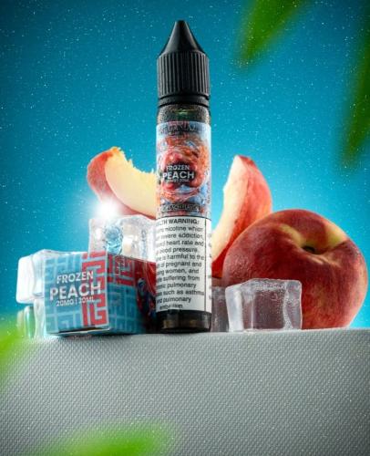 نكهة ميجا ماين خوخ بارد سولت نيكوتين MEGAMAIN FROZEN PEACH