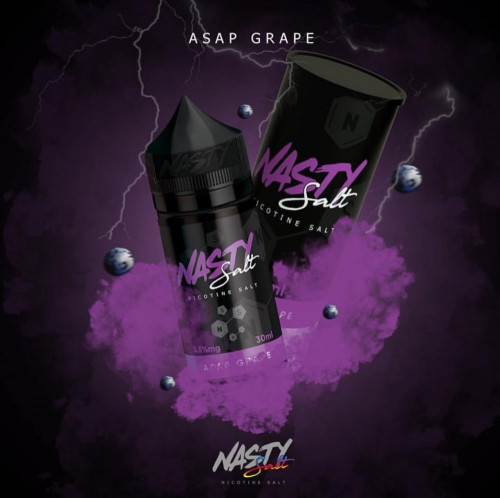 نكهة ناستي اساب قريب عنب توت مكس سولت نيكوتين Nasty Asap Grape