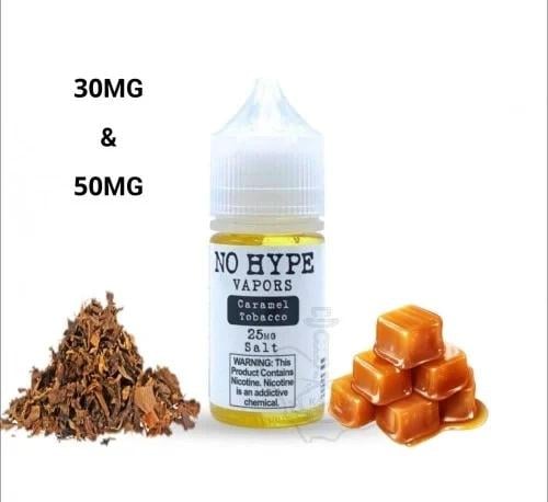 نكهة نو هايب سولت بنكهة كراميل توباكو NO HYPE VAPORS caramel tobacco