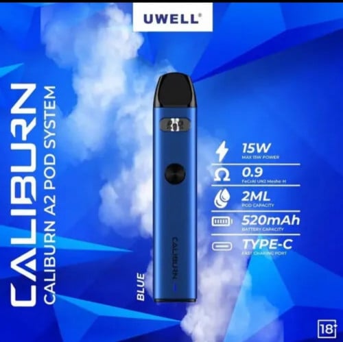 سحبة كاليبرن اي تو A2 الجديدة من يو ويل Uwell Caliburn A2 Pod Kit