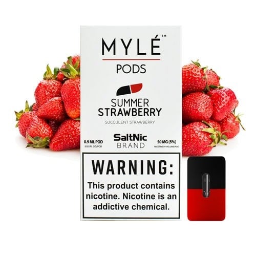 بودات مايلي فراولة الرائعة Myle Pods Summer Strawberry