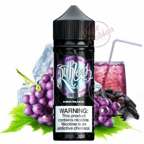 نكهة روثلس عنب ايس 120 ملي فيب منعش و بارد RUTHLESS GRAPE DRANK ON ICE